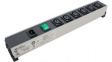 1581H6DP Multiple Socket Outlet Strip, With Switch, 6 x IEC 320-C13, Black