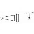 LT F Soldering Tip Round shape beveled 45°, 1.2 mm