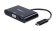 CDP2VGAUACP USB-C Docking Station USB-A/USB-C/VGA