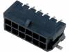 0430451209, Гнездо; провод-плата; "папа"; PIN:12; 3мм; SMT; на плату; 5А, Molex