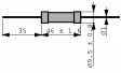 T10-2R2FI Wirewound resistor 2.2 Ohm 10 W +- 1 %