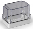 SPCP081310LT Cubo S 75 x 125 x 100 мм, 25 мм основание, глухая стенка, прозрачная крышка, PC,
