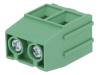 DG136T-10.16-02P-14-1002AH Зажимная рейка для печатных плат; угловой 90°; 10,16мм; на PCB