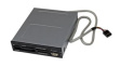 35FCREADBK3 Memory Card Reader and Writer, Internal, Number of Slots 6, IDC, Black