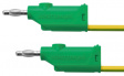 MFK 20 / 2,5 / 100 / GNGE Test lead diam. 4 mm yellow/green 100 cm CAT I