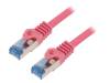 CQ4069S Patch cord; S/FTP; 6a; многопров; Cu; LSZH; фиолетовый; 3м
