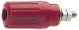 PKI 100 RED Binding post diam. 4 mm red