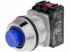 NEF30-UWNXY Переключатель: кнопочный; 1; NC + NO; 30мм; синий; IP66; -15?30°C