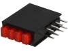 L-914CK/4IDT LED; в корпусе; Кол-во диод:4; THT; красный; 1,8-6мкд; 100°