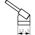 WTA-4 [2 шт] Tweezer Soldering Tip Pair 12.5 mm