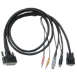 2L-1710P KVM special combination cable, VGA/PS/2/Audio 10 m