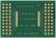 RE900-01 Laboratory card FR4 Epoxide + chem. Ni/Au TSOP I 60 Adapter