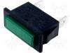 R9-70B-01-24V-GREEN, Индикат.лампа: с лампой накаливания; плоский; зеленый; 24ВDC, SCI
