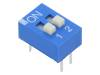 EDS102SZ Переключатель: DIP-SWITCH; Кол-во секций: 2; OFF-ON; 0,025A/24ВDC