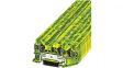 3031416 Feed-through terminal block green-yellow, 0.08...4.0 mm\x1a, 3031416