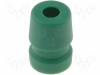 AC-GROMMET-GRN, Амортизатор; для разъемов Jack, для разъемов XLR; зеленый, Amphenol