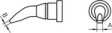 LT AXHS Soldering tip Chisel, bent 30deg 1.6 mm