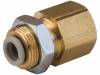 KQ2E16-04A Быстроразъемное соединение; с резьбой, прямой; Rc 1/2"; -1?10бар