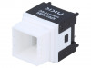 KP0115ANBKG03RGBP, Переключатель: кнопочный; Пол: 2; SPST; 0,1A/12ВDC; OFF-(ON), NKK Switches (NIKKAI, Nihon)