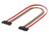 93871, Кабель: SATA; гнездо micro SATA, Micro SATA вилка; 0,5м, Goobay