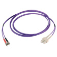 STSCOM3DPU10 FO cable 50/125um OM3 SC/ST 10 m Violet