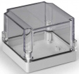 SPCP131310LT Cubo S 125 x 125 x 100 мм, 25 мм основание, глухая стенка, прозрачная крышка, PC