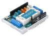 ARDUINO 4 RELAYS SHIELD, Дочерняя плата; штыревой,штыревой, Arduino