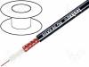 RG59EXTRA, Кабель: коаксиальный; RG59; 1x75Ом; однопров; Cu; ПВХ; черный; 100м, Tasker
