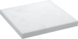 PTFE NATURE 295X295X20 Plastic plate 295 x 295 x 20 mm