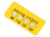 MC-099/127 Датчик: индикатор температуры; Серия: Micro-CelsiStrip; 5x11мм