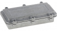 RND 455-00586 Sealed Metal Enclosure, Natural Aluminum, 96 x 192 x 45 mm, Aluminium Alloy / AD