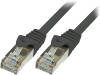CP2013S Patch cord; F/UTP; 6; многопров; CCA; ПВХ; черный; 0,25м; 26AWG