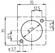 30 303 60 00 Device bushing 24 VDC, Female