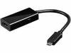 MHL.05, Адаптер MHL; USB 2.0; гнездо HDMI, вилка micro USB B; 0,06м, Goobay