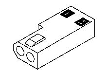 03-06-1022, Разъем: провод-провод; вилка / гнездо; "папа" / "мама"; 3,68мм, Molex