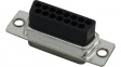 RND 205-00742 D-Sub Crimp Connector, Poles 15,  Straight / Crimp