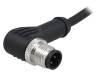 SM12-CRT-D4M-2A010U Вилка; M12; PIN:4; "папа"; код D-Ethernet; провода; угловой 90°