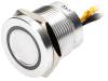 PS193P10Y01Y24VT, Переключатель: пьезоэлектрический; Положения: 2; SPST-NO; IP68, Onpow