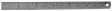PS-1100 Steel ruler, mm/inches