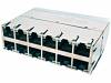 857190101, Гнездо; RJ45; PIN:8; Кат:5e; PoE+; позолота; Конфиг.выводов:8p8c, Molex