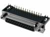 DHP9-25F Гнездо; D-Sub; PIN:25; "мама"; стандарт 9,4мм; Фиксация: винтами