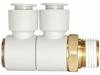 KQ2VD08-04AS, Быстроразъемное соединение; с резьбой, угловой 90°; R 1/2", SMC PNEUMATICS