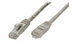 21.99.0200 CAT6 Unshielded Patch Cable, RJ45, UTP, 500mm, Grey