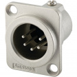 AC5MDZ Гнездо; XLR; "папа"; PIN:5; прямой; цанговые контакты; пайка; 133В