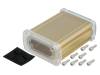 ALUG702GD080-C Корпус: универсальный; Х:68,7мм; Y:89мм; Z:35,2мм; серебристый