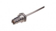 24 QN-50-3-3/13- NE RF Connector, QN, Brass, Socket, Straight, 50Ohm, Solder Terminal