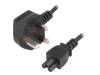 KAB-UK-M3-1.8-BK Кабель; BS 1363 (G) вилка, IEC C5 "мама"; 1,8м; черный; ПВХ; 13А