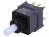BB26AP, Переключатель: кнопочный; Пол: 2; DPDT; 0,4A/28ВAC; Серия: BB, NKK Switches (NIKKAI, Nihon)