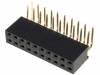 ZL-263-20DG Гнездо; штыревое; "мама"; PIN:20; угловой 90°; 2,54мм; THT; 2x10