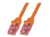 CQ2078U Patch cord; U/UTP; 6; многопров; Cu; LSZH; оранжевый; 5м; вилка RJ45